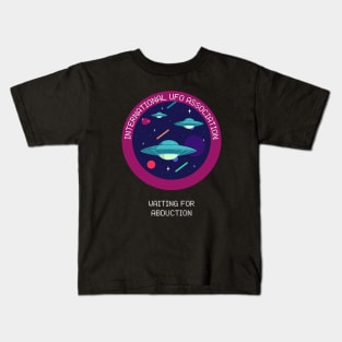 Waiting for Ufo Abduction Kids T-Shirt